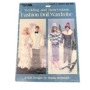 Vintage Thread Crochet Patterns, Fashion Doll Wedding and Honeymoon Wardrobe